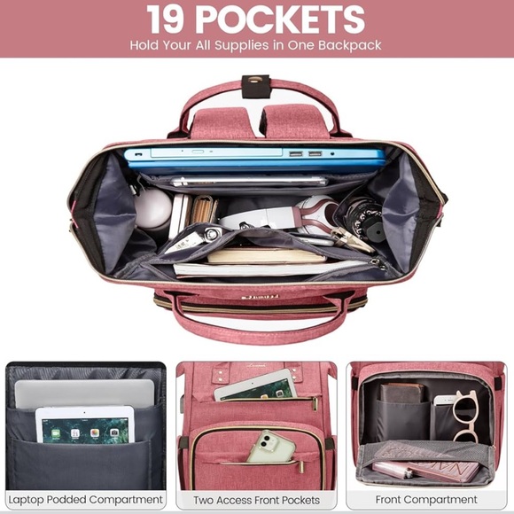 Red Backpack - Picture 4 of 5